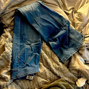 Free People Blue Flare & Wide Leg Jeans